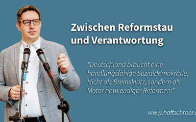 Zwischen Reformstau und Verantwortung
