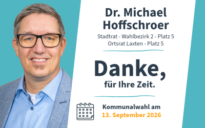 Vielen Dank für Euer Vertrauen